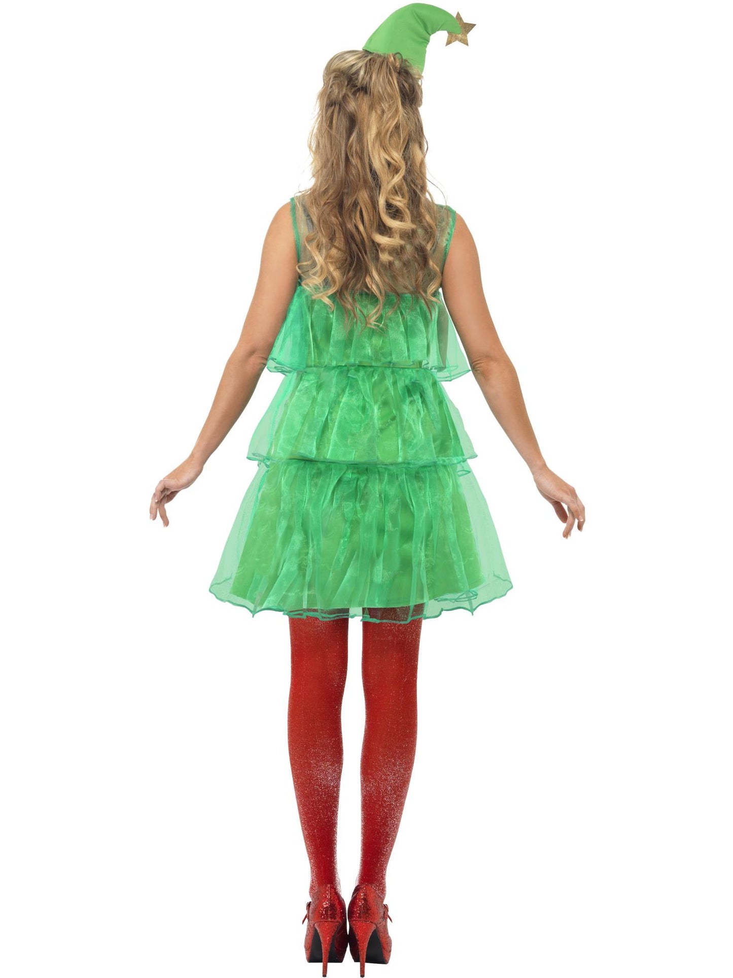 Smiffys SANTA Christmas Tree Costume, Green CS für Damen