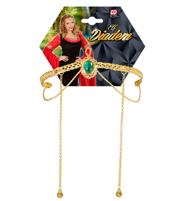 Elegantes Elfendiadem als Accessoire für Fasnachts- und Mottoparty-Kostüme