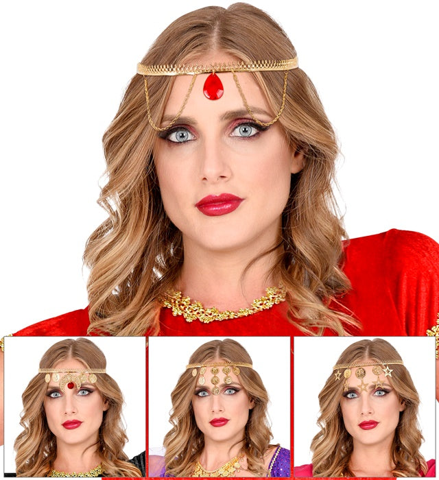 Diadem Arabische Nächte in verschiedenen Designs für Fasnacht und Karneval