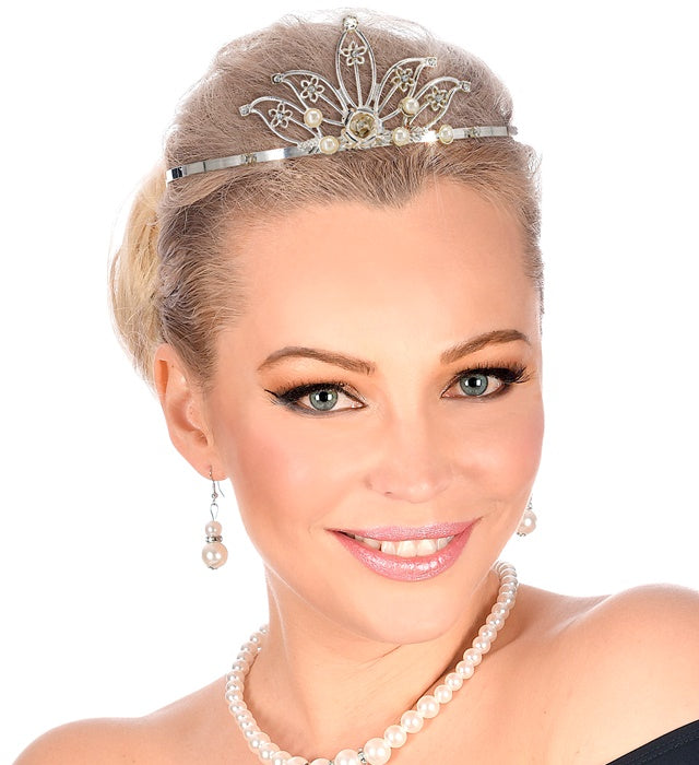 Strass-Diadem in drei verschiedenen Modellen für Fasnacht und Kostüm