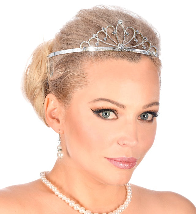 Strass-Diadem in drei verschiedenen Modellen für Fasnacht und Kostüm