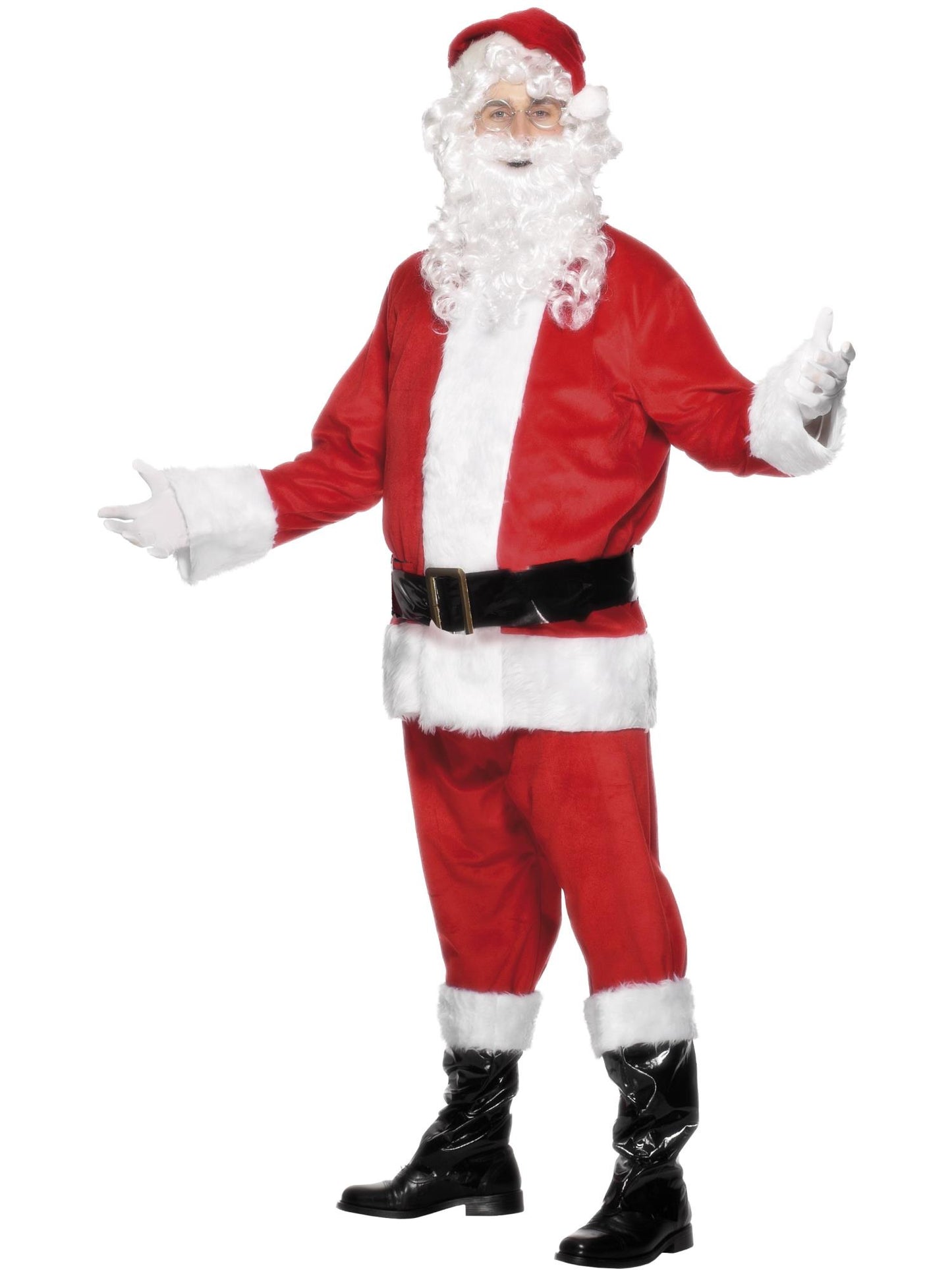 Smiffys Deluxe Santa Costume, Red CS für Herren