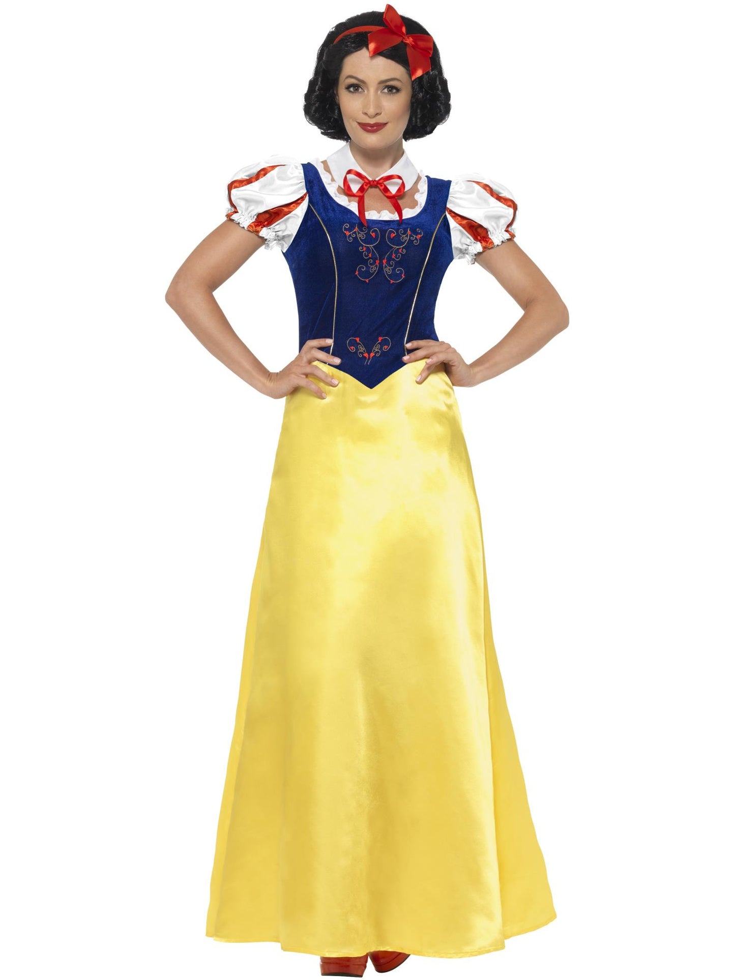 Smiffys Princess Snow Costume, Yellow CS für Damen