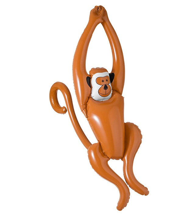 Aufblasbarer schaukelnder Affe 90 cm als Fasnacht Dekoration