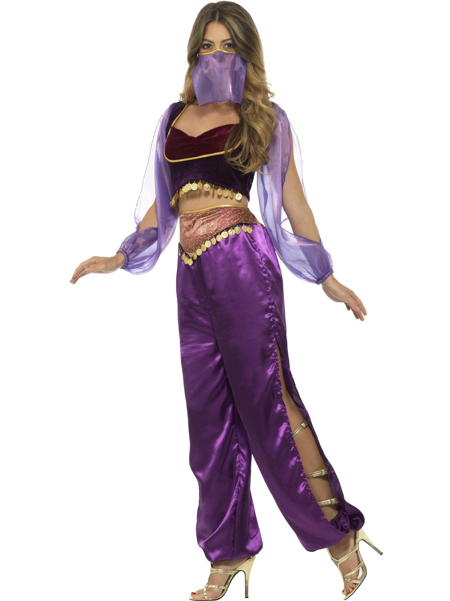 Smiffys Arabian Princess Costume, Purple CS für Damen