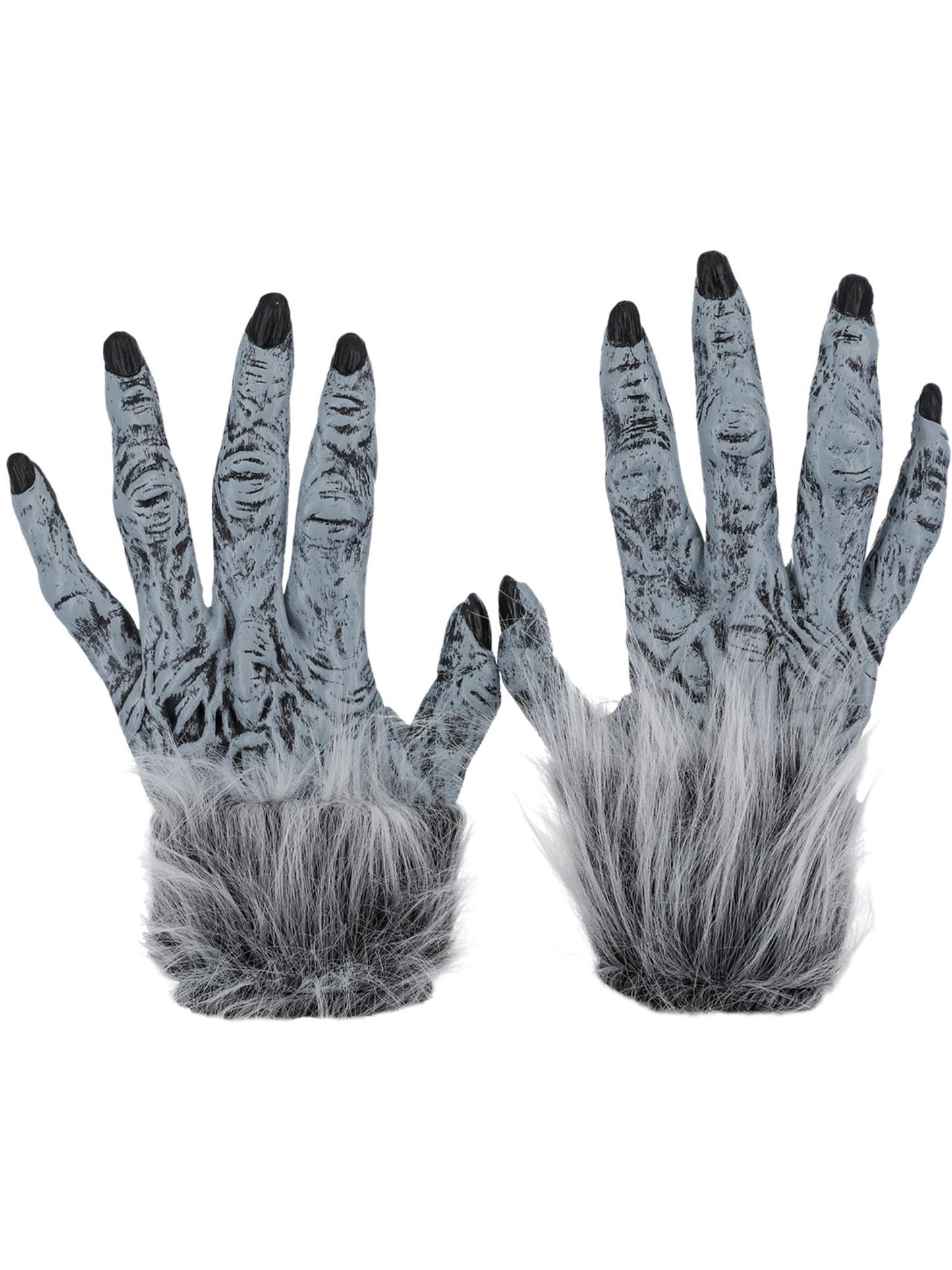 Smiffys HALLACESSO Werewolf Furry Hands, Grey MA für Herren