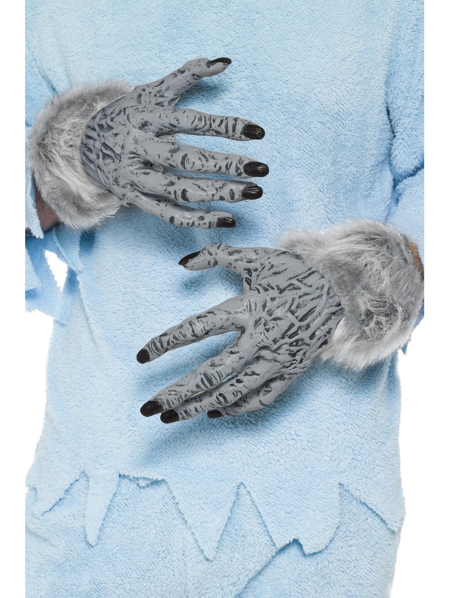 Smiffys HALLACESSO Werewolf Furry Hands, Grey MA für Herren