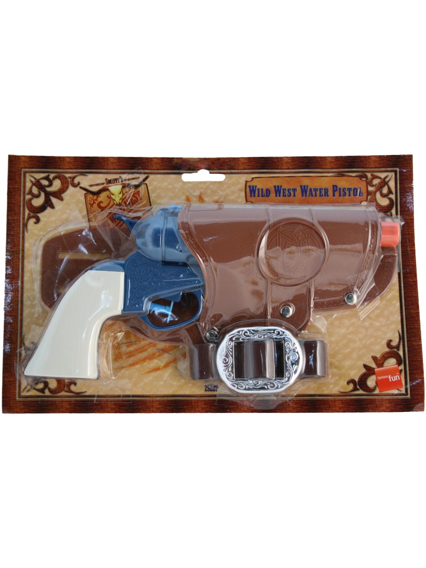 Smiffys Western Water Pistol, Single Blue Gun, 25x13cm AC für Unisex