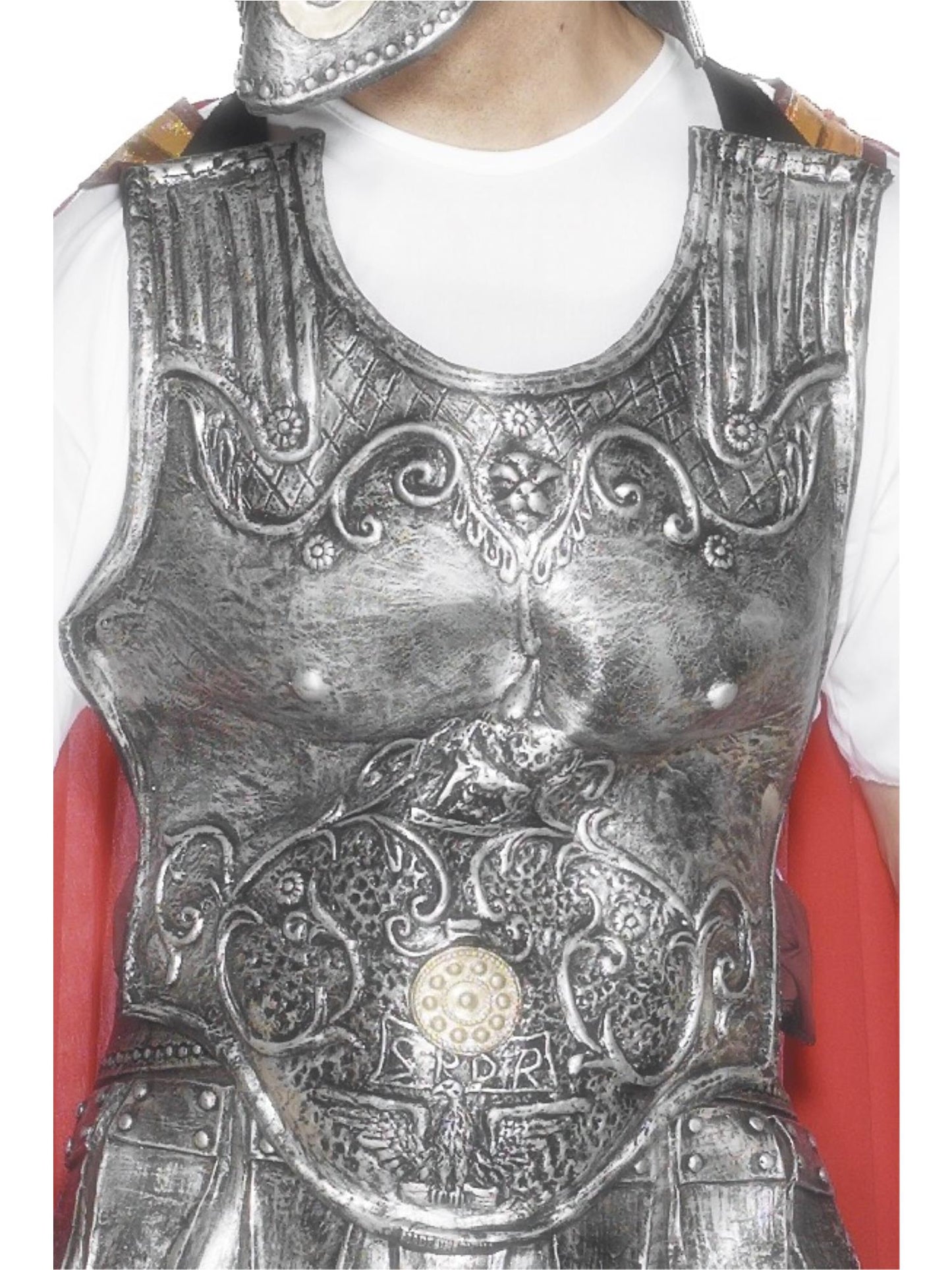 Smiffys HISTORICAL Roman Armour Breastplate, Silver AC für Herren