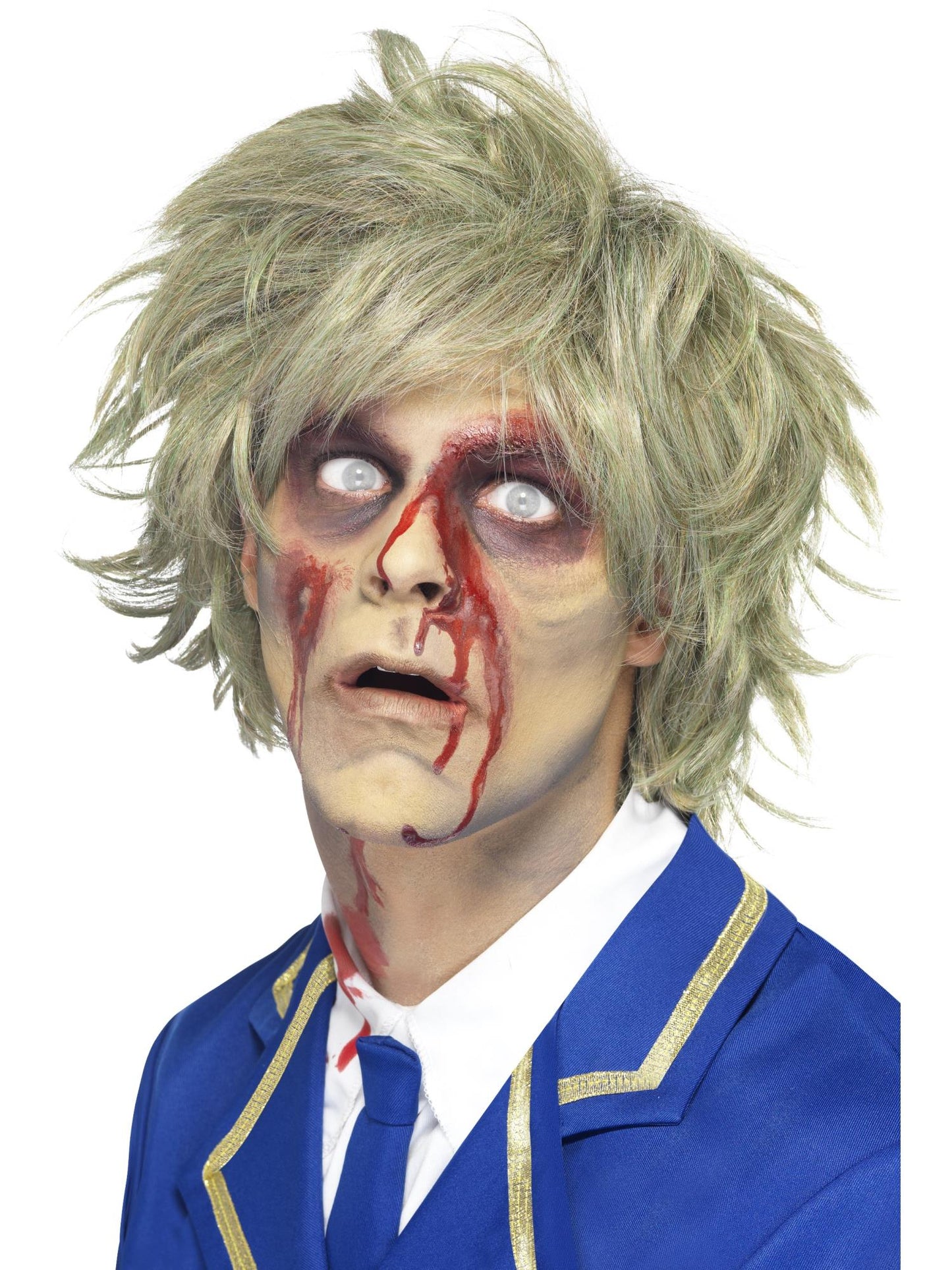 Smiffys HALLACESSO Zombie Wig, Grey für Herren
