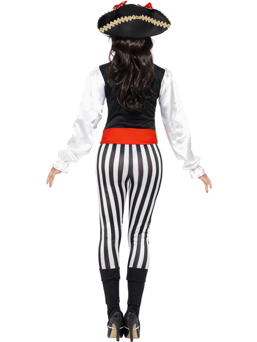 Smiffys Pirate Lady Costume, with Top, Black CS für Damen