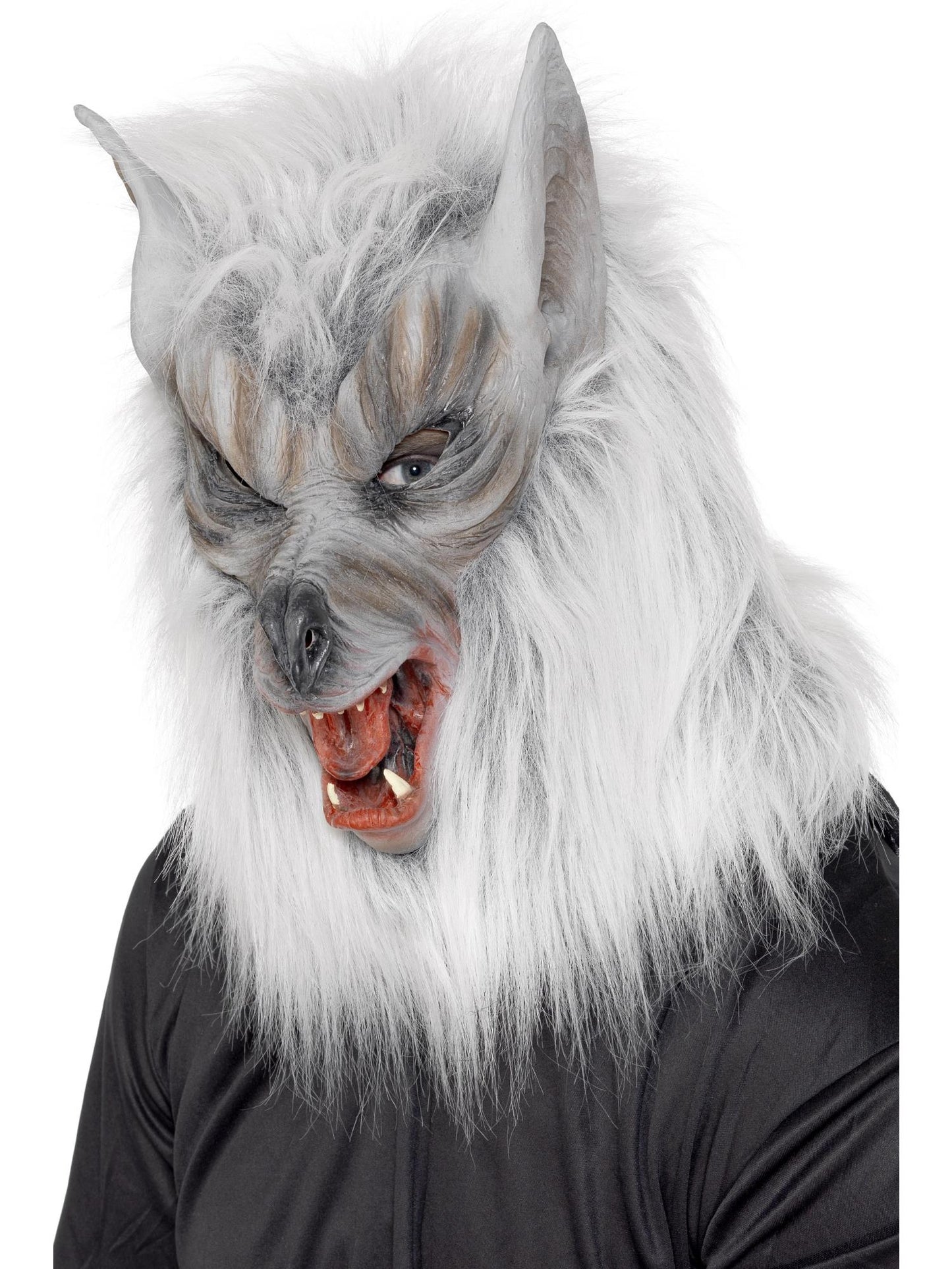 Smiffys WEREWOLF Wolf Mask, Grey für Herren