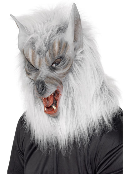 Smiffys WEREWOLF Wolf Mask, Grey für Herren