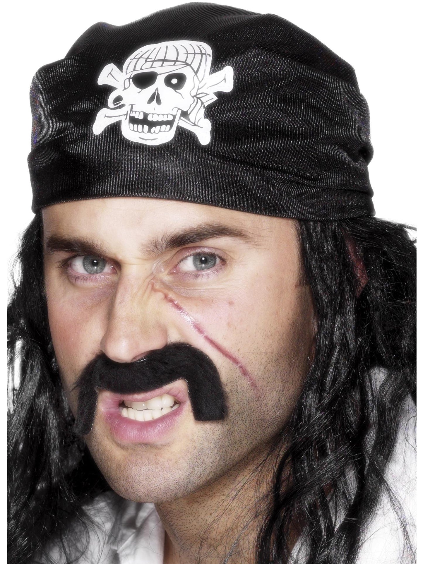Smiffys Pirate Bandana, Black für Unisex