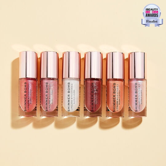 REVOLUTION MAKE UP REVOLUTION MAKE UP Shimmer Bomb Lipgloss Daydream 4 ml Gloss mit Schimmer Effekt