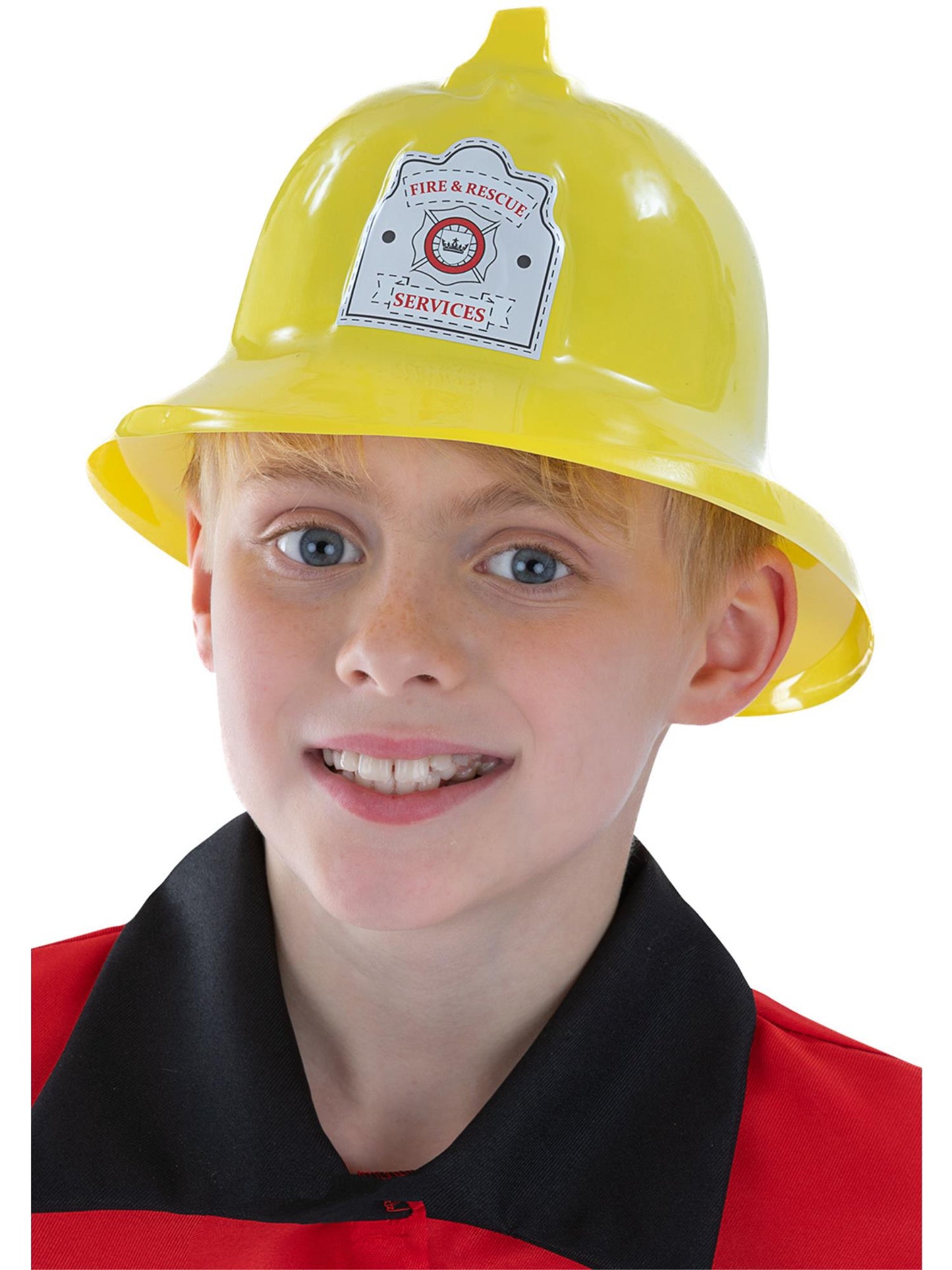 Smiffys FIREMENWOM Fire Fighter Hat, Yellow für Unisex