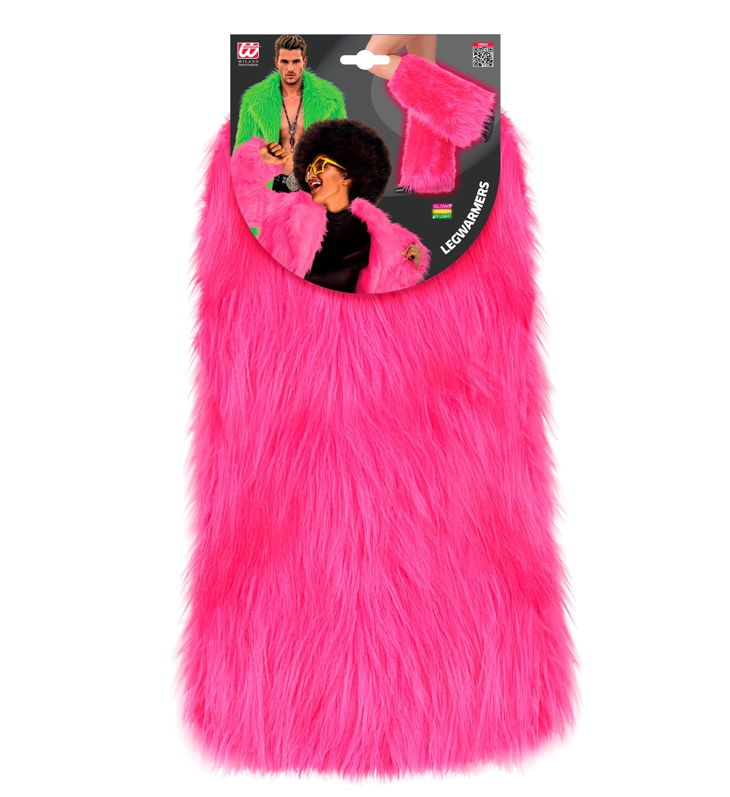 Neon Pink Plüsch Beinstulpen – Warme Damen Beinwärmer Aus Plüsch