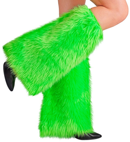 NEON GRÜNE PLÜSCH BEINSTULPEN Neon - Grün