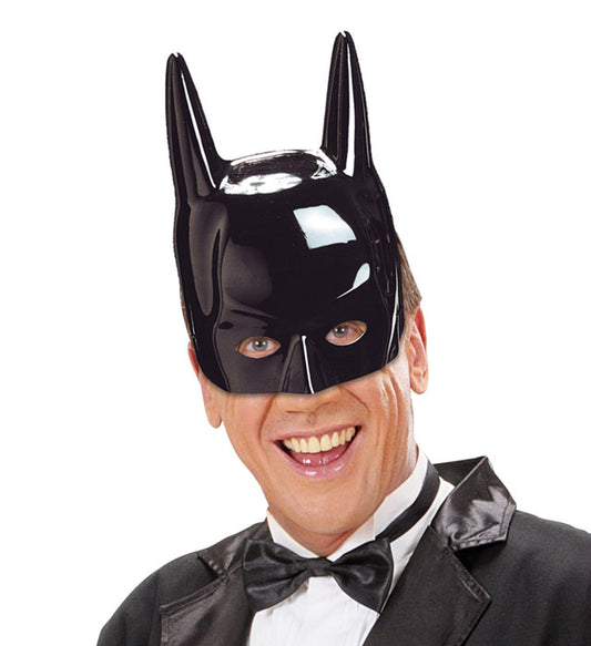 Superbat Fledermaus Maske aus Kunststoff in schwarzer Farbe