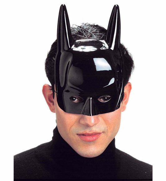 Superbat Fledermaus Maske aus Kunststoff in schwarzer Farbe
