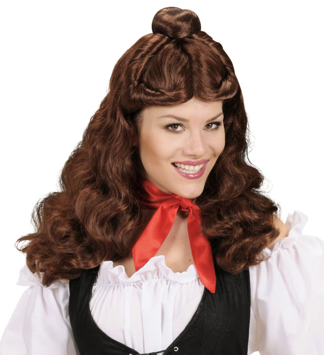 Rotes Satin-Halstuch als Accessoire für Fasnacht und Karneval