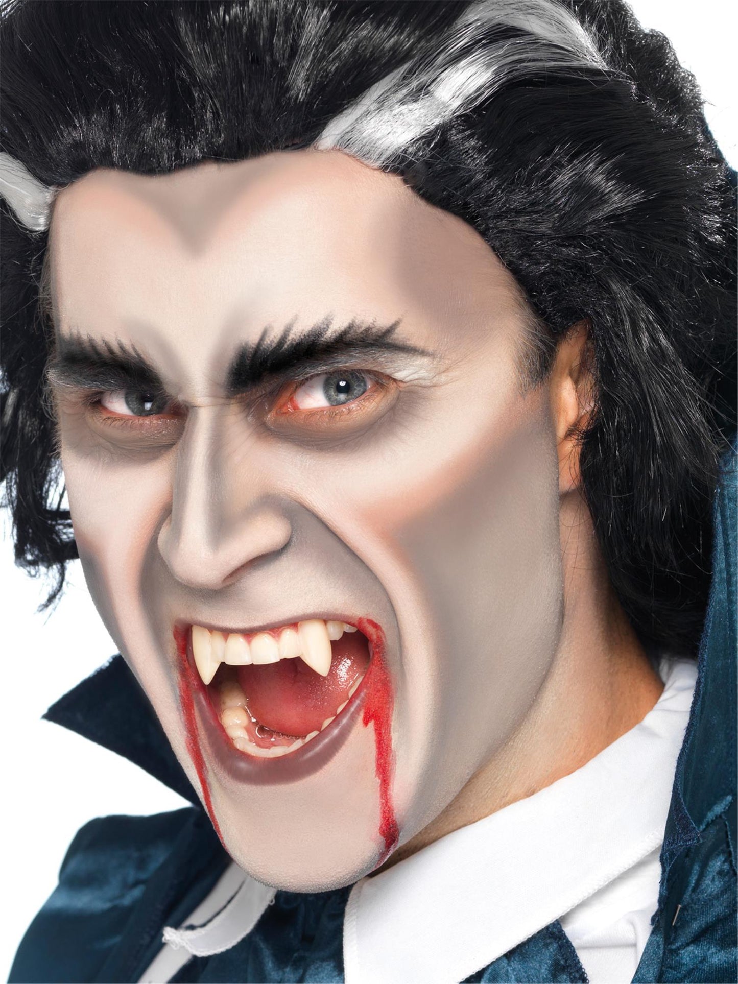 Smiffys Make-Up FX, Horror Vampire Teeth, White CD für Unisex