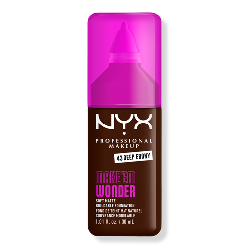 NYX NYX Make'em Wonder Foundation Deep Ebony 30 ml Flüssige Foundation