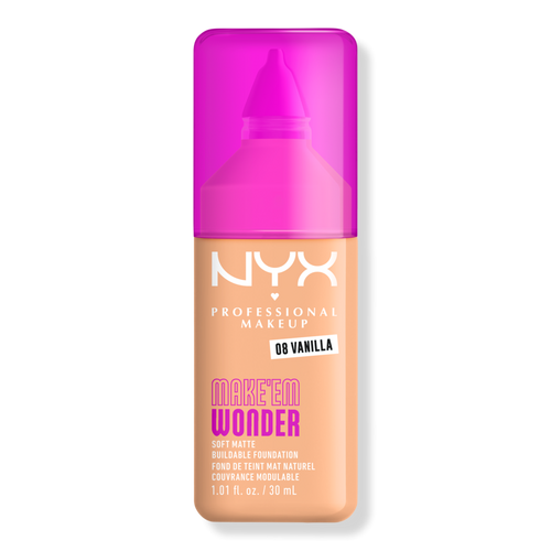 NYX NYX Make'em Wonder Foundation 08 Vanilla 30 ml Flüssigfoundation