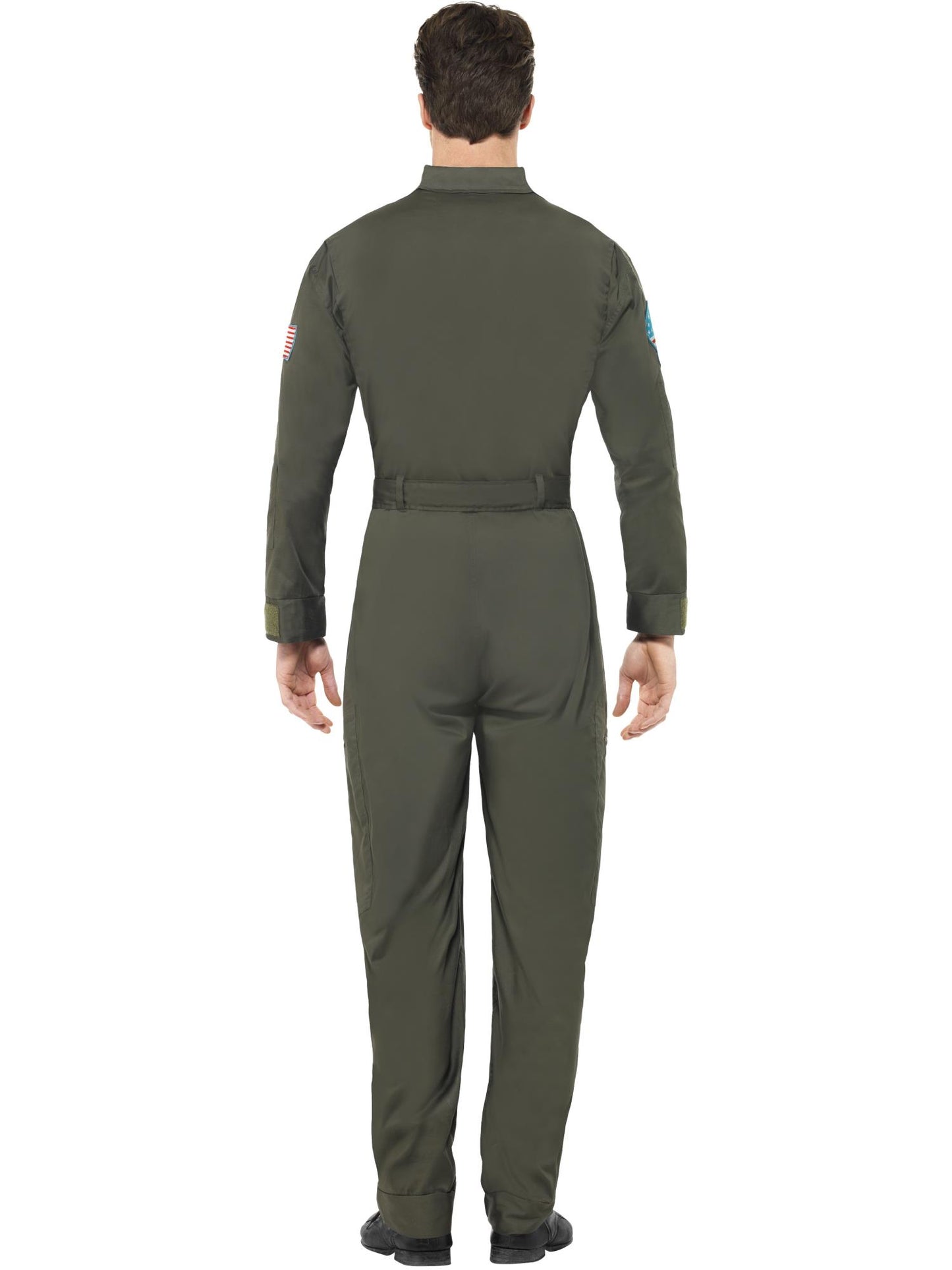 Smiffys TOPGUN Top Gun Deluxe Male Costume, Green CS für Herren