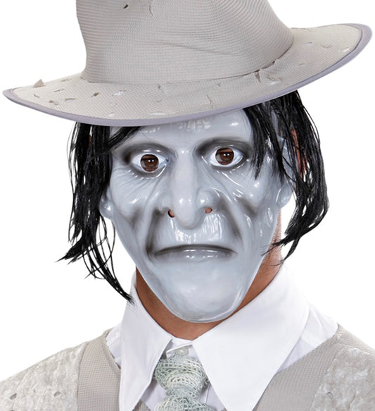 Ungeheuer-Maske aus Kunststoff mit echten Haaren