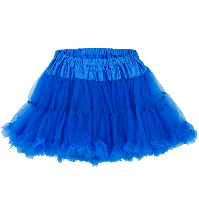 Blauer mehrlagiger Tüll-Petticoat für Fasnacht und Karneval