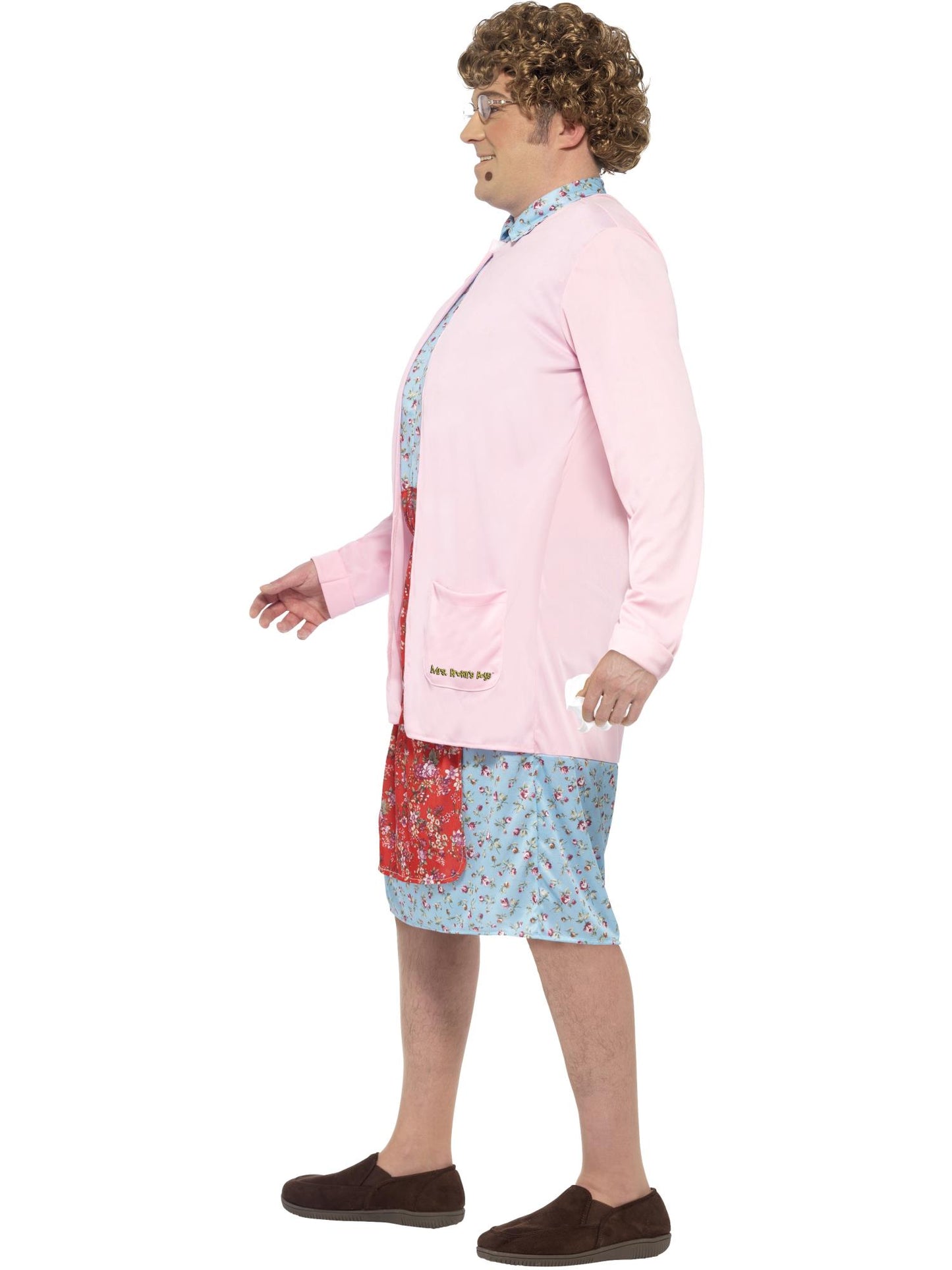 Smiffys Mrs Brown Padded Costume, Pink CS für Herren