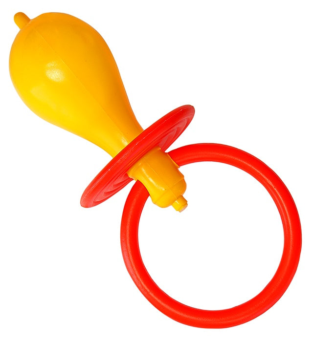 Maxischnuller mit Sound 25 cm als Fasnacht Clown Accessoire
