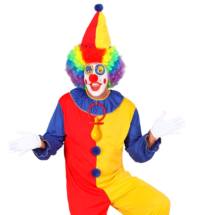 Maxischnuller mit Sound 25 cm als Fasnacht Clown Accessoire