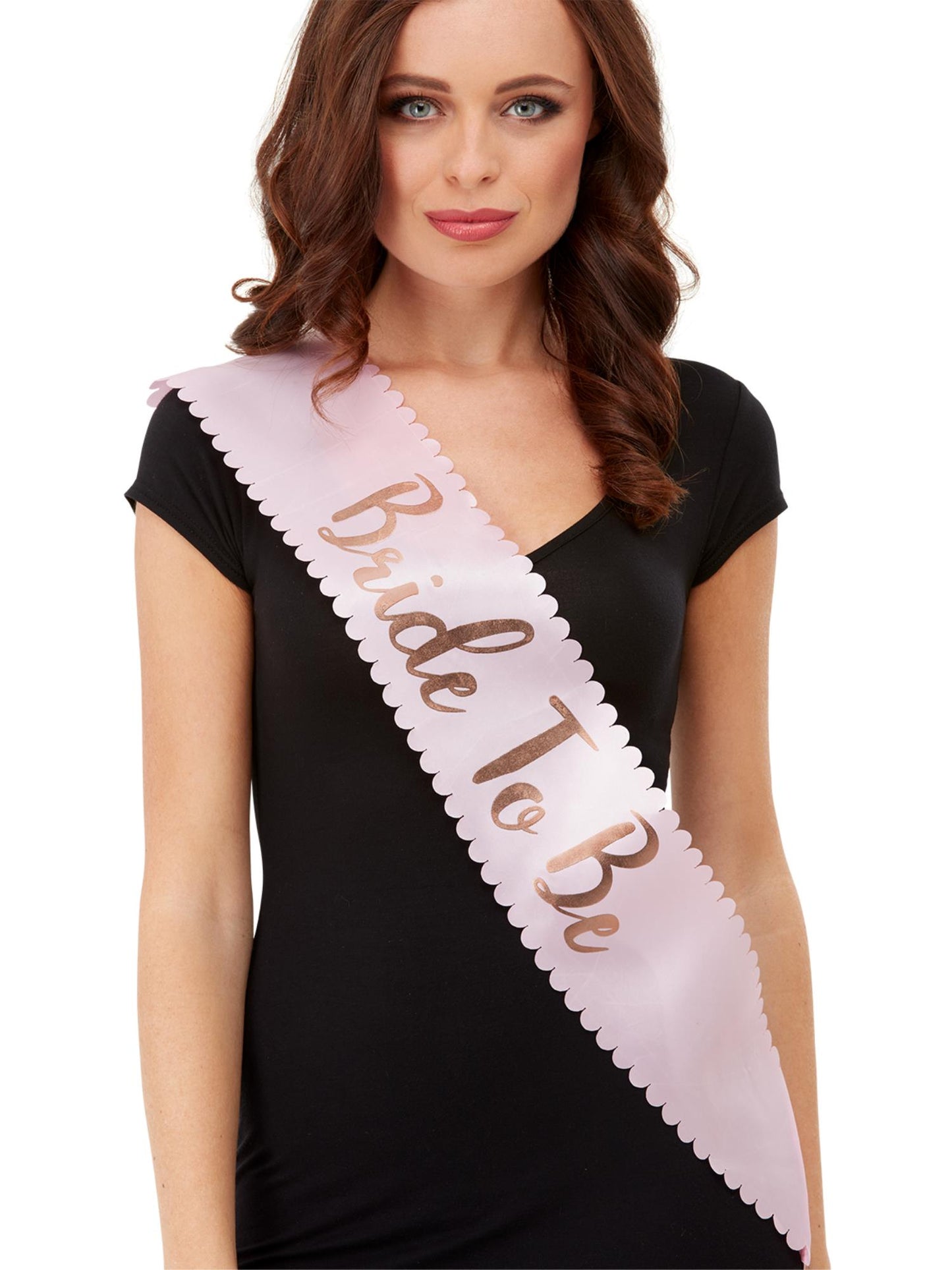Smiffys HEN/STAG Bride To Be Sash, Pink & Gold AC für Damen