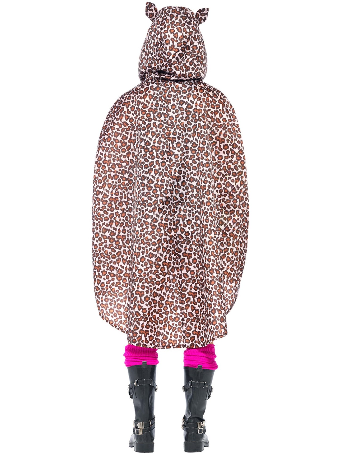 Smiffys ANIMAL Leopard Party Poncho, Leopard Print CS für Unisex