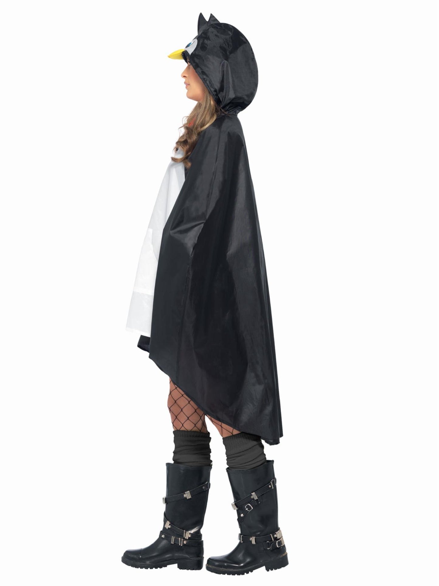 Smiffys ANIMAL Penguin Party Poncho, Black & White CS für Unisex