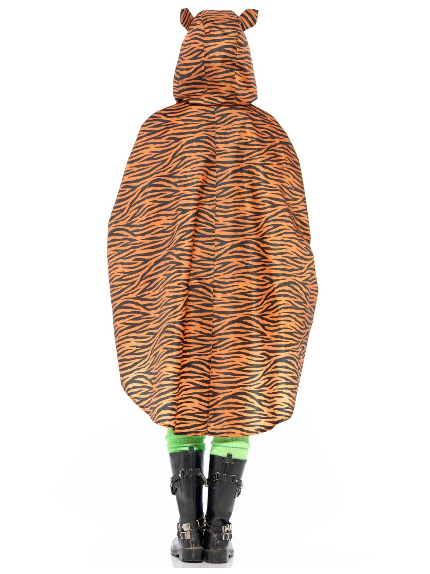 Smiffys ANIMAL Tiger Party Poncho, Tiger Print CS für Unisex