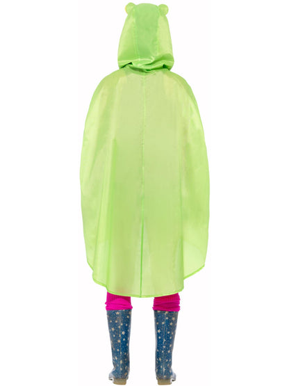 Smiffys Frog Party Poncho grün für Erwachsene – Detailansicht