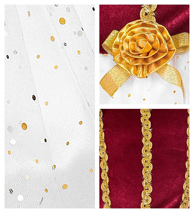 Prinzessinnen-Kleid mit voluminösem Reifrock in elegantem Design