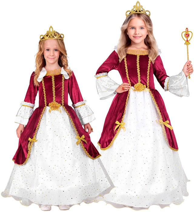Prinzessinnen-Kleid mit voluminösem Reifrock in elegantem Design