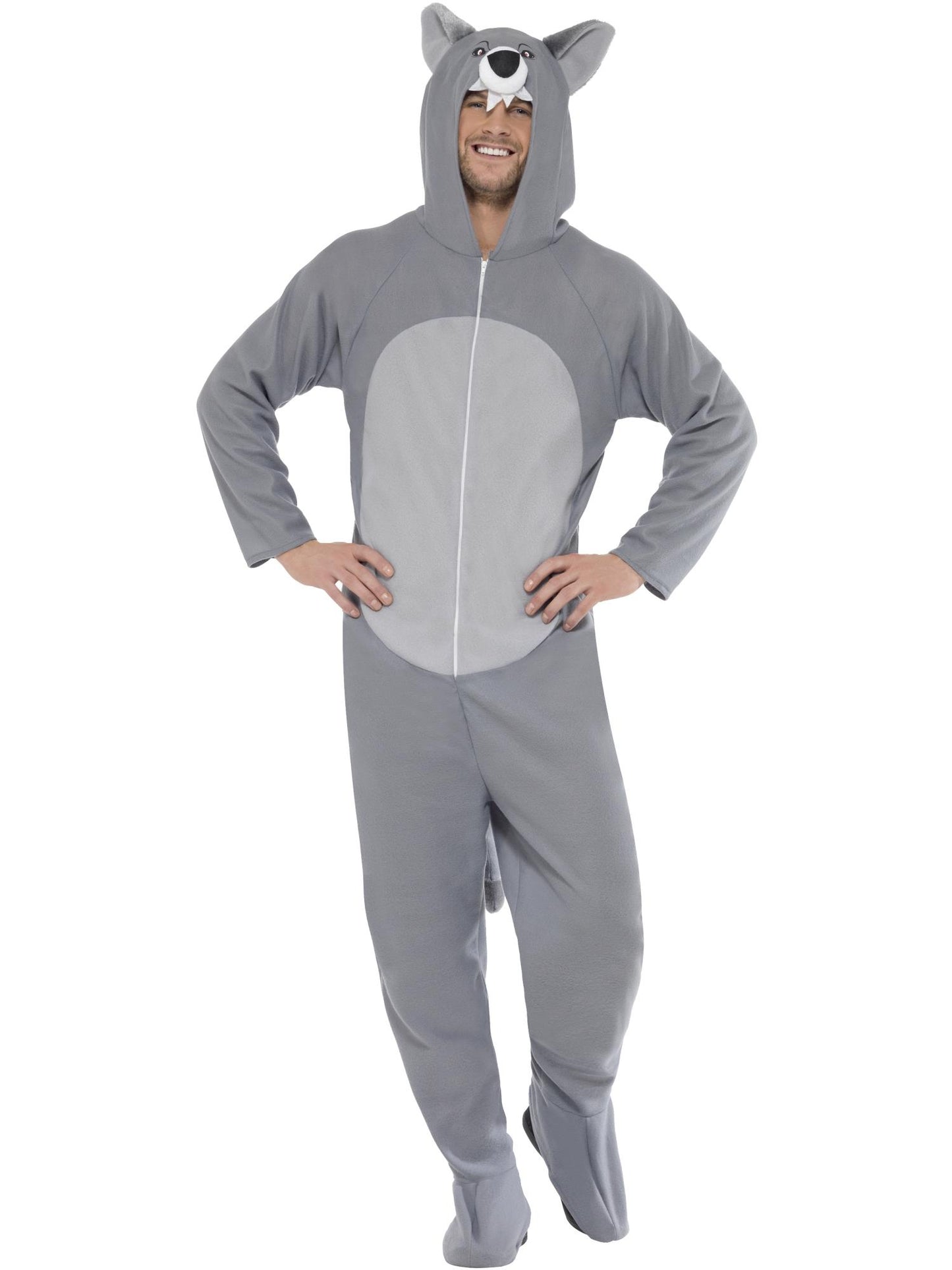 Smiffys WEREWOLF Wolf Costume, Grey CS für Unisex
