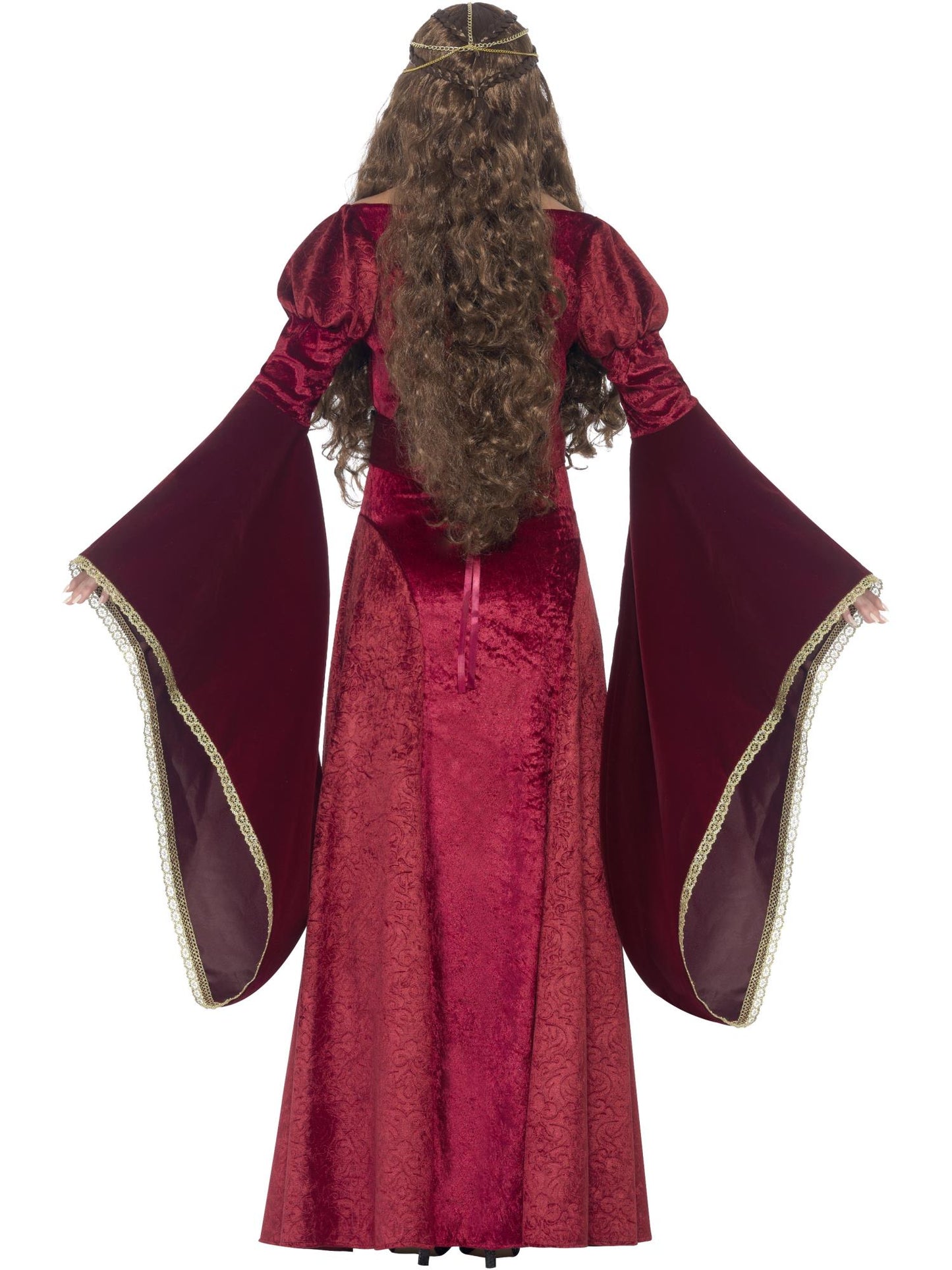 Smiffys Deluxe Medieval Queen Costume, Red CS für Damen