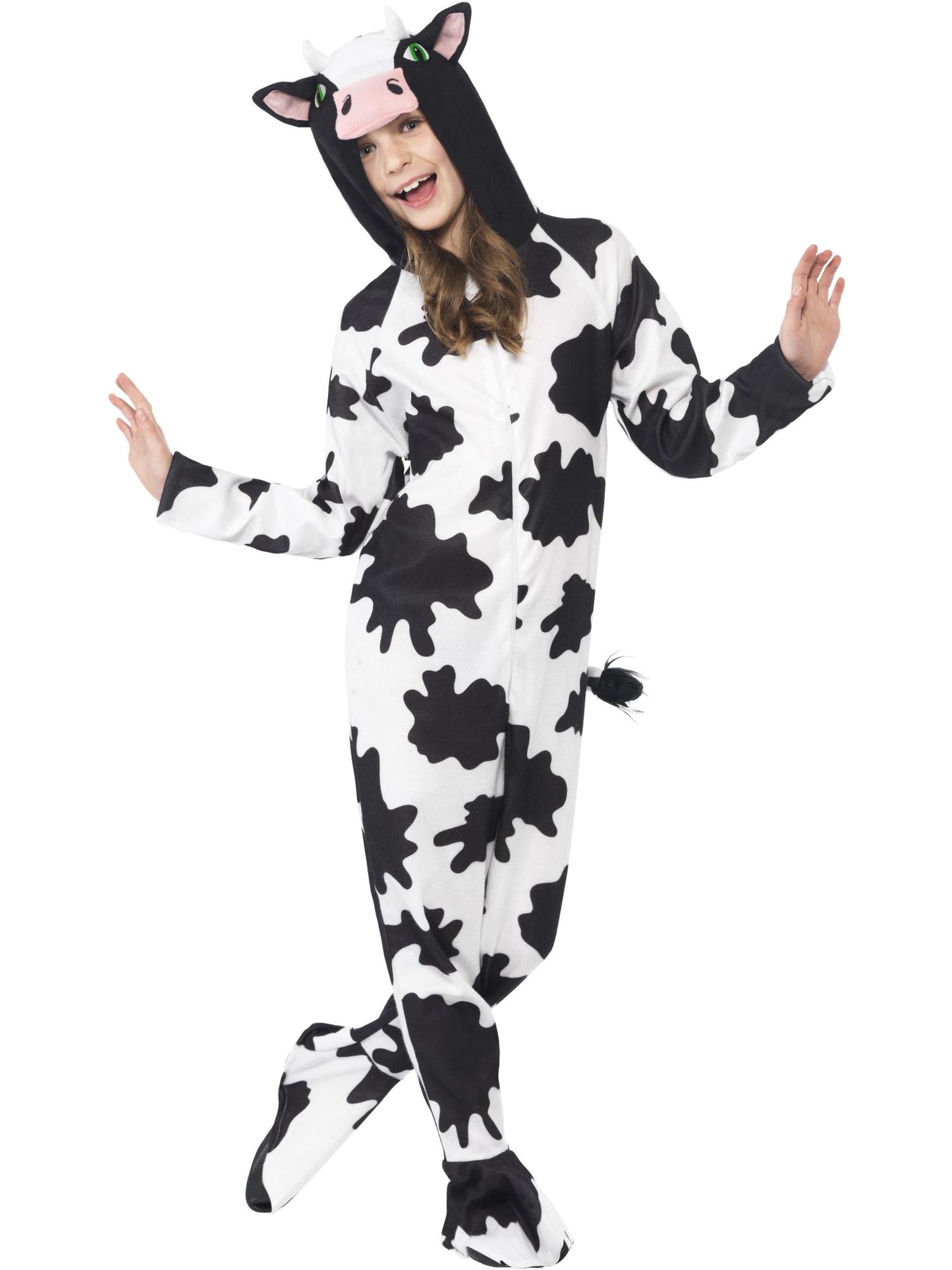 Smiffys Cow Costume, Black & White CS für Unisex