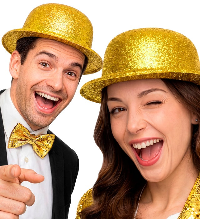 Goldene Melone als dekoratives Element für Fasnacht und Karneval