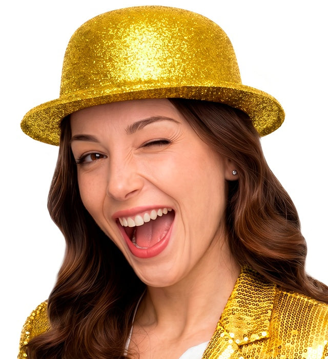 Goldene Melone als dekoratives Element für Fasnacht und Karneval