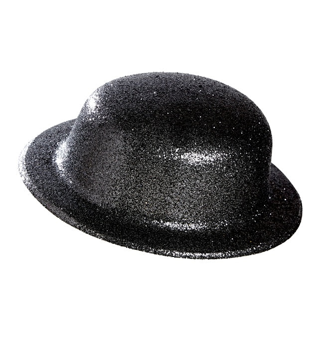 Schwarze Melone als klassische Kopfbedeckung für Fasnacht und Mottopartys