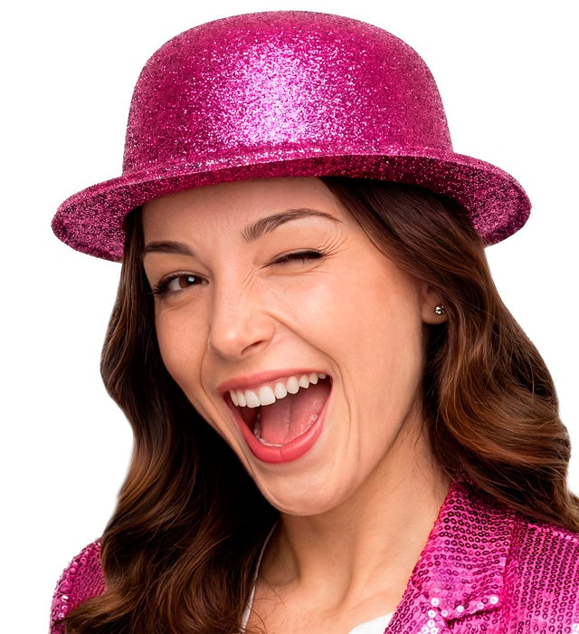 Pinkfarbene Melonen-Dekoration für Fasnacht und Karneval