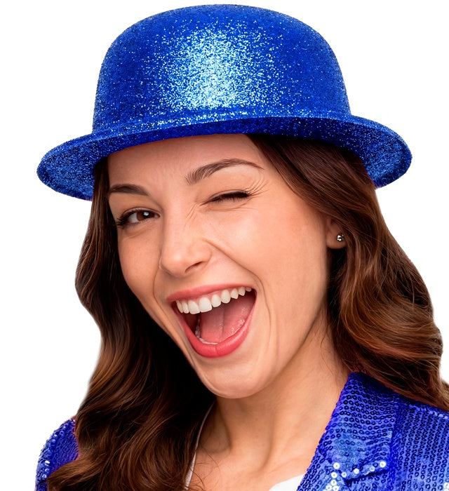 Blaue Melone als Kostüm-Accessoire für Fasnacht und Karneval