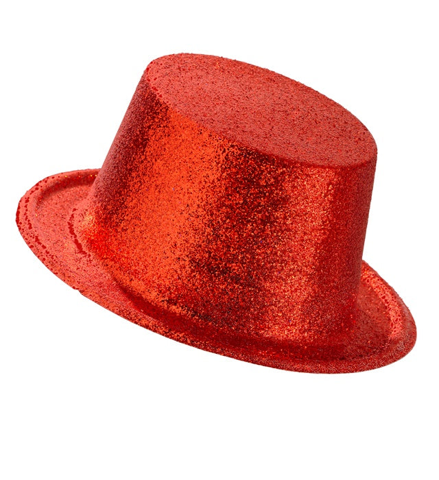 Roter Zylinderhut als Fasnachts- und Karnevalskostüm Accessoire